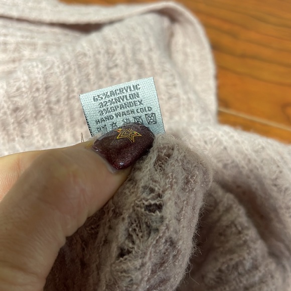 C.C Beanie Dusty Rose Pink Knit Infinity Scarf - Picture 5 of 6